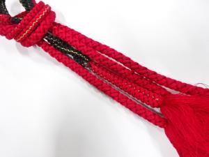 正絹　手組帯締め